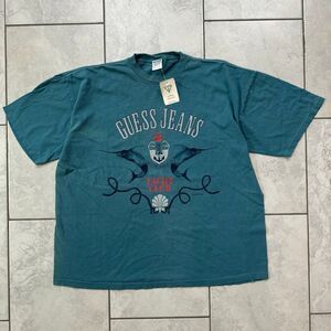 VINTAGE 90s NWT Guess Yacht Club Single Stitch T-Shirt Size XL Georges Marciano